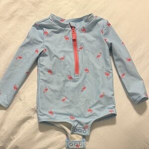 Carter's Blue Striped Baby Bodysuit